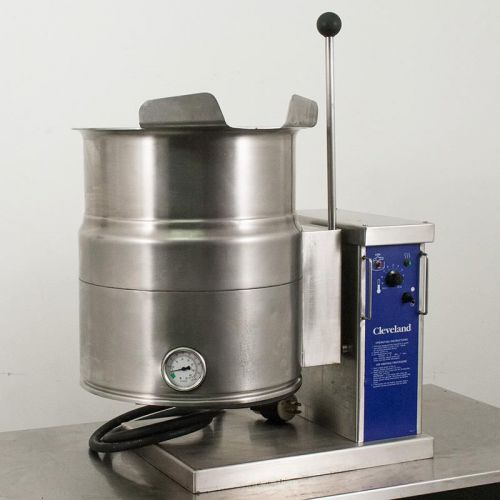 Cleveland ket-6t 6 gallon tabletop tilting steam kettle - used for sale
