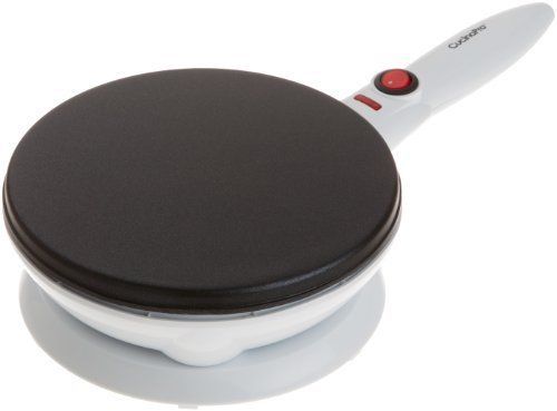 New! electric cordless crepe maker cooker machine w non stick plate - free ship! for sale