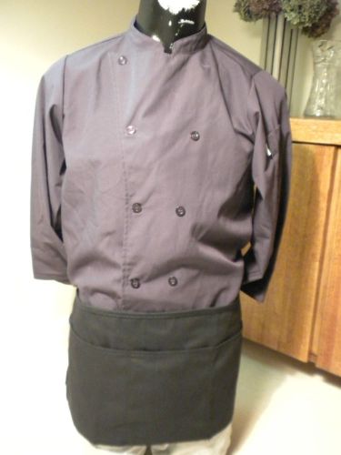 Chef&#039;s Line  Black Duraserve 3 Pocket Waist Apron New