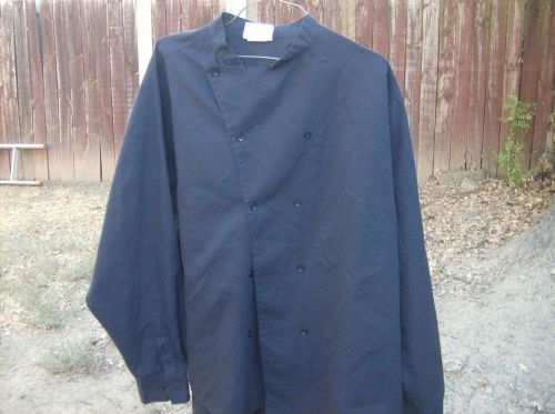 Chef Coat Black Chef Coats size Large $8.00 each in Excellent Condition