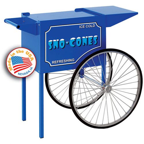 Paragon blue medium sno cone cart for sale