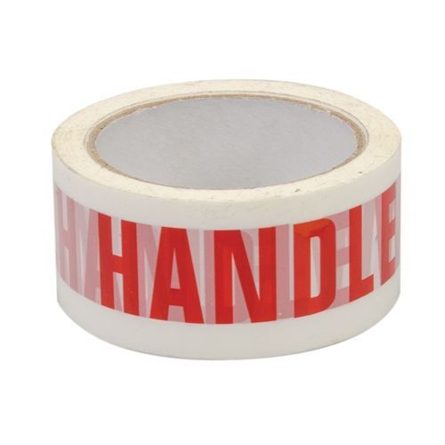 FIXMAN 191975 Packing Tape &#039;Handle With Care&#039;48mm X 66M Ironmongery Tools DIY