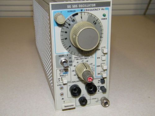 &gt;&gt;&gt; Tektronix SG505 Option 02 Low Distortion Oscillator