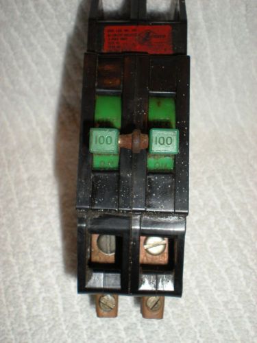 zinsco / GTE  100 amp breaker