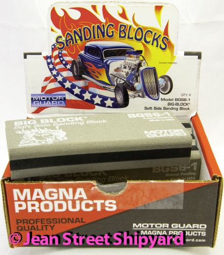 Motor guard bgs6-1 big block soft side sanding block auto marine woodworking for sale