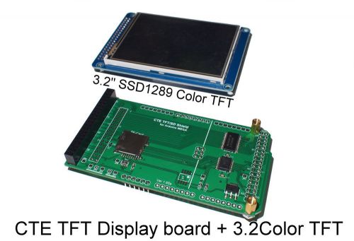 CTE TFT/ SD Shields + 3.2&#034; Touch TFT LCD for Arduino Mega Board
