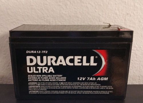 DUR12-7F2 Battery 12V Duracell Ultra SLA Sealed Lead Acid Battery
