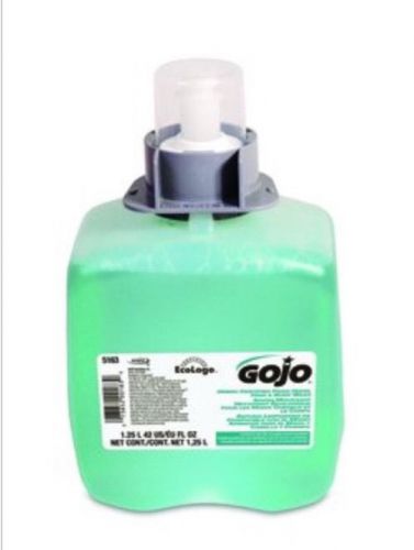 GOJO 5163-03 1250 mL Green Certified Foam Hand, Hair &amp; Body Wash