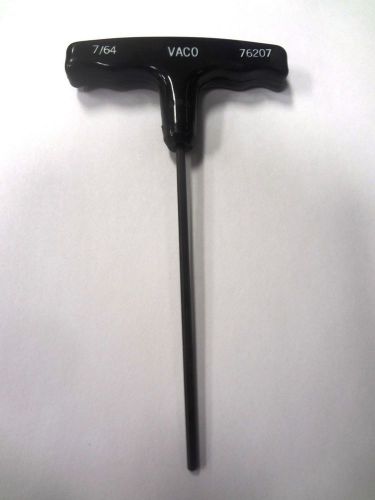 VACO - Allen Wrench Hex (Tee) T-Handle, 7/64&#034; x 6&#034;OAL 4&#034;Usable - NEW-Made in USA
