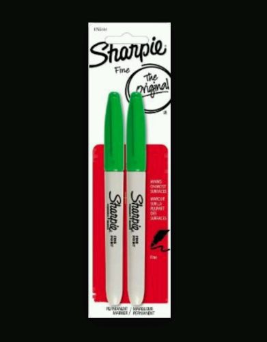 Sharpie Green Permanent Marker, Fine Point, Pen
