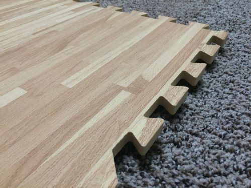 USED once! Trade show wooden Print flooring Padded 10&#039;x10&#039; Tradeshow Floor Wood