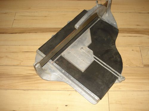 Superior #3 16&#034; tile cutter - used but priced 2 sell for sale