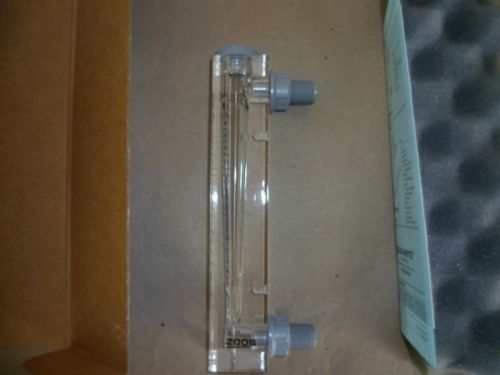 BLUE-WHITE FLOWMETER # F-50375 LN