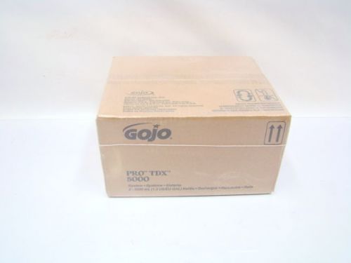 (2) 5000ml GOJO 7520-02 Rich Pink Antibacterial Lotion Soap Refill  (D0-1035)