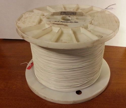 A.E.Petsche 22AWG XETFE White 150C TPC Hook-up Wire M22759/34-22 9,500ft -NEW-