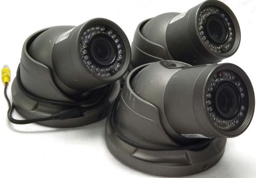 3x ATV CTRT7212G CCTV Turret Cameras | 2.8 – 12mm A/I Varifocal Lens | 700TVL