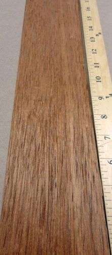 Mahogany wood veneer 3.25&#034; x 34&#034; with no backer (raw)