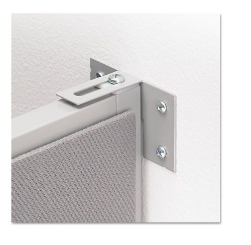 Basyx by HON Verse Quick Connect Connecting Hardware Gray Wall Bracket