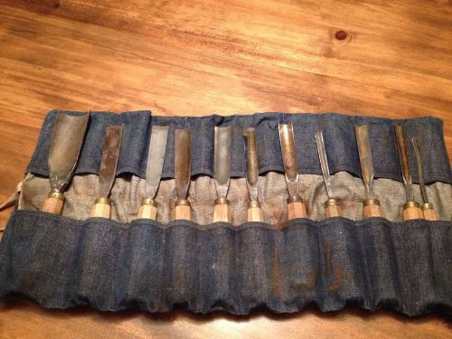 11 Vintage Sculpture Associates Wood Turning Carving Tools Made In Italy
