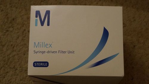 NEW MILLEX (33mm) Sterile Filter Unit with Durapore Membrane PVDF 0.22 ?m 250pk
