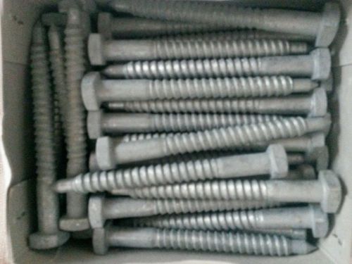 Box of 50 Square Head Fetter Drive Screws 3/8 x 4&#034;