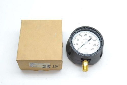 New wika 9834400 212.34 0-400psi 4-1/2 in 1/2 in npt pressure gauge d410215 for sale