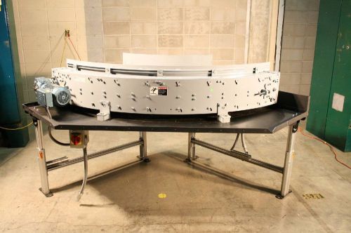 Interroll 4312 90 degree right angle belt conveyor 24&#034; wide solid surface for sale