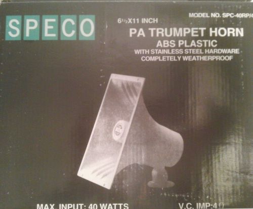 Speco 6 1/2&#034;x11&#034;PA trumpet horn