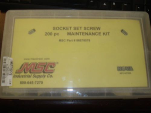 Screw Assortment Set Screw Inch Measurement Steel 3/16&#034; - 3/8&#034; |LT2|