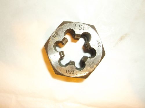 BOLT  DIE  7/8  -  9NC  -  HEX HEAD USED - LSI MADE IN THE USA