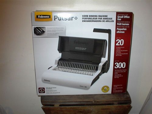 Fellowes Pulsar+ 300 Manual Comb Binding Machine - CRC500680 NEW