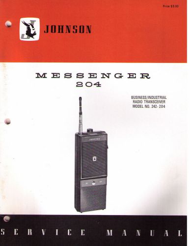 Johnson Service Manual MESSENGER 204