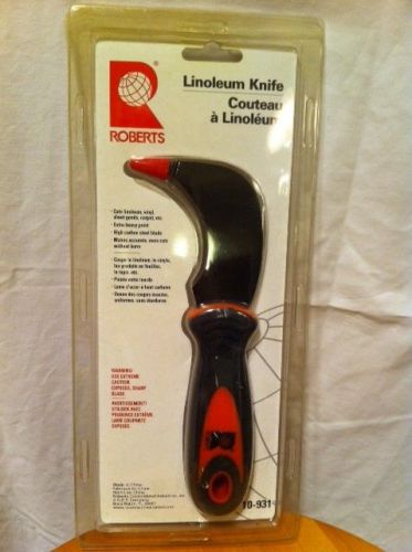 Roberts Linoleum Knife cutting vinyl carpet sheet goods hand tools 10-931 NEW