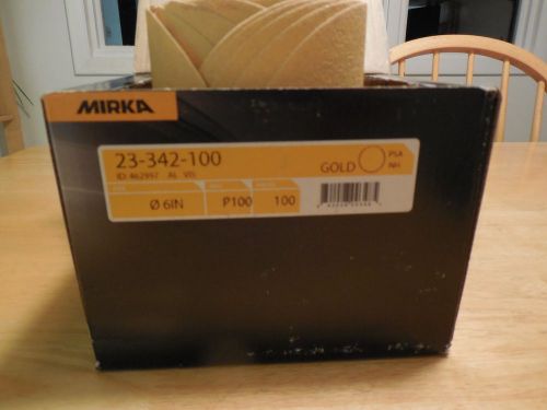 Mirka Gold 6&#034; Roll P100 PSA Sanding Discs 23-342-100