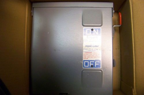 NEW Challenger RGD322NF Safety Switch, 60A 3-Pole Non Fusible, 240V