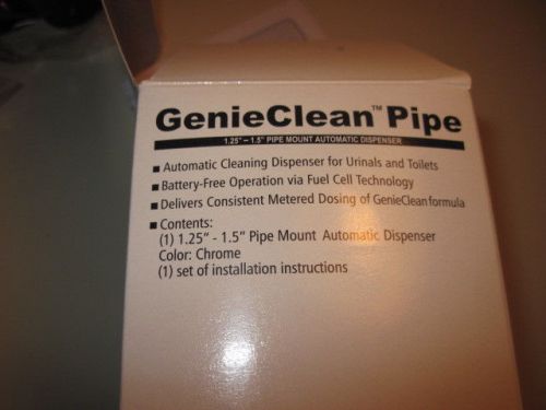 Lot 4 Genie Clean Pipe Mount Automatic Cleaner Dispenser  74741 Urinals Toilets