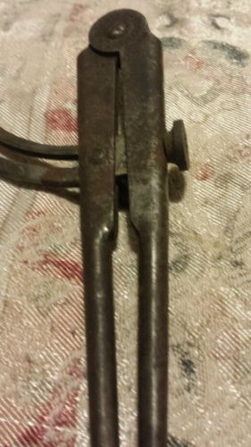 Old Vintage Lodi W S CO Metalworking Caliper, drafting compass 1905