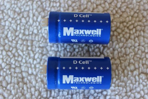 Maxwell 310 Farad 2.7V Ultracapacitor/Supercapacitor D Cell Boostcap X 2 pieces