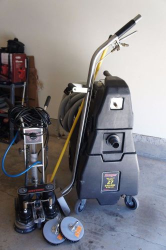 Rotovac Ranger 250 PSI with CFX and DHX carpet extractor, tile cleaning machine