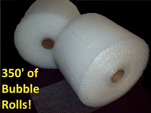 350 feet bubble wrap/rolls 3/16&#034; small bubbles! 12&#034; wide! perforated every 12&#034; for sale