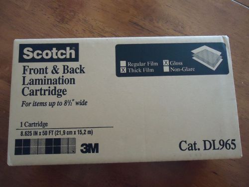 New 3M Scotch DL961 Front and Back Lamination Cartridge
