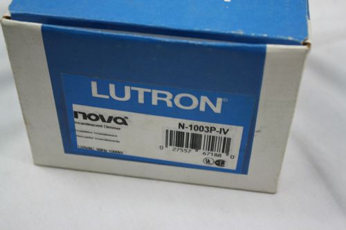 LUTRON NOVA N-1003P-IV 3-way, 1000w Incandescent Dimmer
