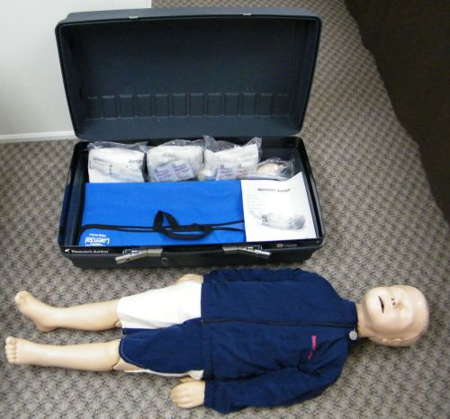 New laerdal resusci junior training manikin complete with hard case for sale