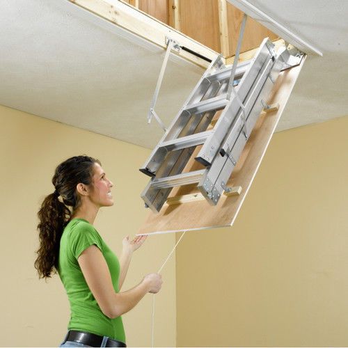 Werner 8 FT. Attic Ladder  Model SS2208