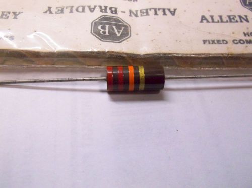 ALLEN BRADLEY Carbon Comp Resistor   22k  5%  2 watt  (1)