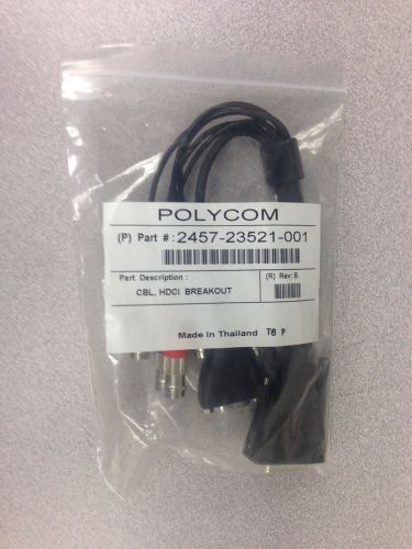 Polycom HDCI port breakout CABLE HDX 9000 ADAPTER 2457-23521-001 #21023