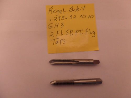 Regal- Beloit .295-32 NS, HS, GH3, 2 Flute, SP. PT. Plug Taps