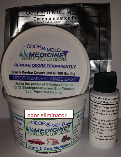Odor Bomb,  Odor Control Fogger,  using Chlorine Dioxide