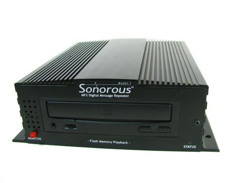 Sonorous Model 1 128Kbps Bit Rate CD Load MP3 Digital Audio Message Repeater