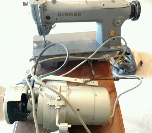 Singer 281-1 Commercial Industrial Sewing Machine with the engine